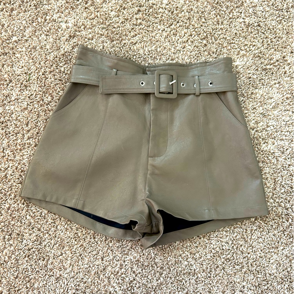 Leather Shorts